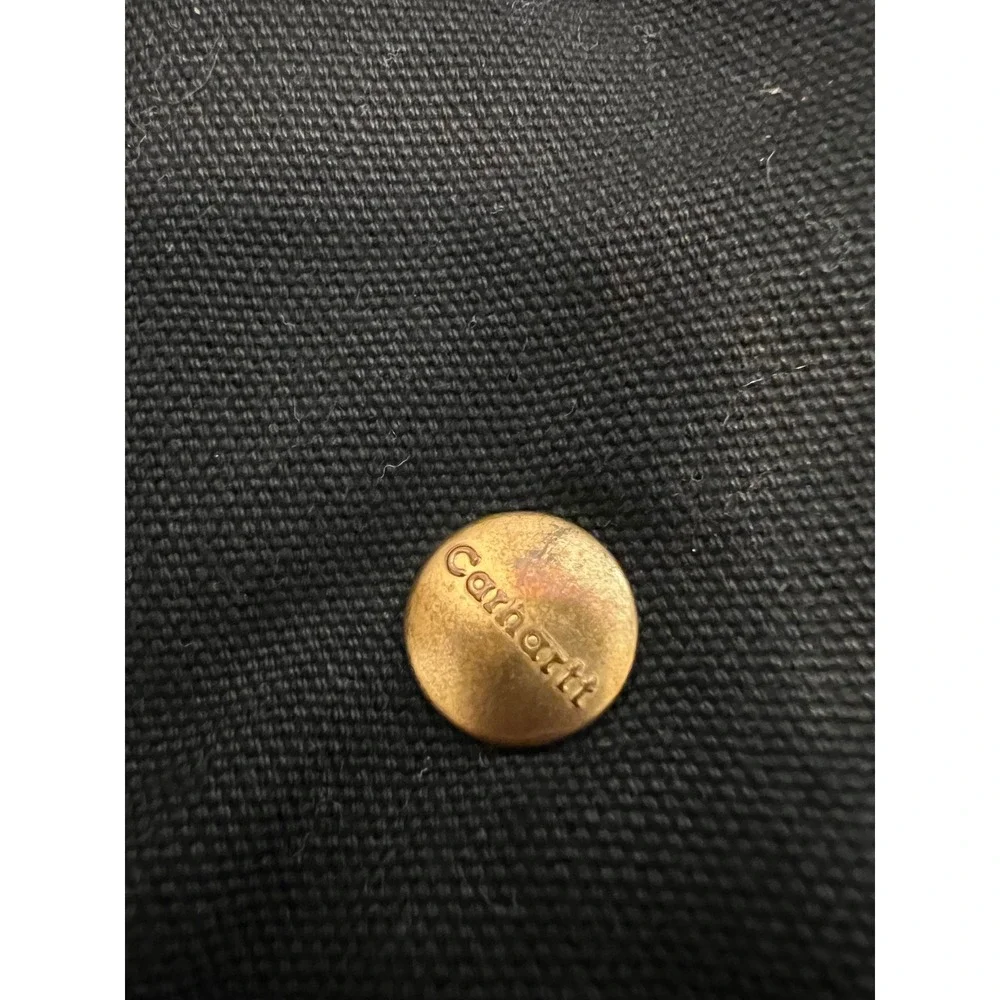 Carhartt Black Duck Canvas Detachable Hood Quilted Lining One Size 01122 T1609